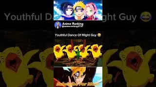 Youthful Dance Of Might Guy 😂💯 #shorts  #naruto #mightguy