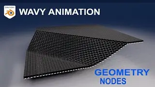 How to Make Wave Animation with Geometry Nodes in Blender - Blender Tutorial
