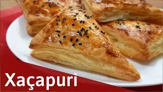 Xaçapuri Resepti. Qat-Qat Xəmirdən Xaçapuri Hazırlanması