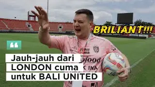 BULE LONDON aja NGEFANS SAMA BALI UNITED - Stadium Tour Vlogs