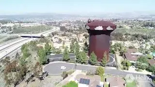 Drone Footage of Helix Water District's Combined Tank