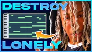 How to make a DESTROY LONELY type beat! (FL Studio 20 Tutorial)
