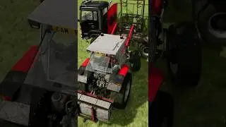 TRANSPORTING HAY BALES WITH MAN TRUCK & TRAILER | Farming Simulator 22 #shorts #farmingsimulator