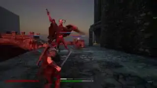 Project Exyl - Sword/Shield Combat Test (UE 4.25)