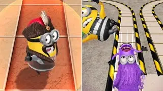 Evil Brave Minion Punches Minions at The Mall & Prison | Despicable Me: Minion Rush 