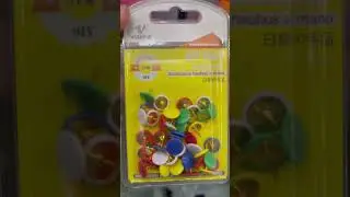 COLORFUL THUMBTACKS SHORT 