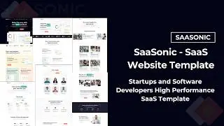 SaaSonic - SaaS Website Template / How to Build a Stunning SaaS Website with SaaSonic