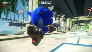 Sonic Frontiers Speedrun ; Cyberspace 1-2 - 00.35.87 WORLD RECORD [Showin's Momentum Mod Category]
