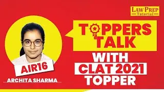CLAT 2021 Topper Archita Shrama  AIR #16 | Exclusive Interview | CLAT Preparation Strategy & Tips