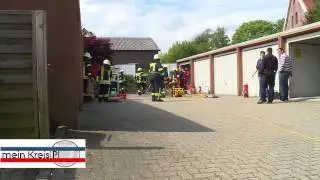 Kurioser Unfall - Frau klemmte sich selbst in der Garage ein
