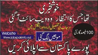 How to Finds  a Job In Pakistan
