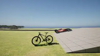 Mountain bicycle (hard tail) in Unreal Engine 5
