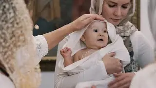 Крещение ребенка красивое видео, видеосъемка крестин, крестины Софии