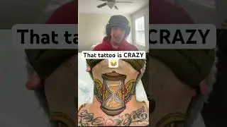 Neck tattoos like this should not be allowed😭 #funny #memes #clips #twitch #stream