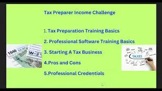 The Preparer Income Challenge