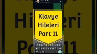 Klavye Hileleri Part 11 Kısayol oluşturma #klavye