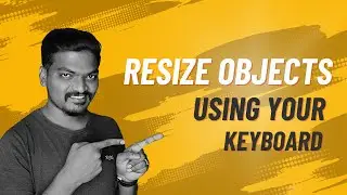 Resizing objects | Using your keyboard | For Beginners💛 | Figma✌️
