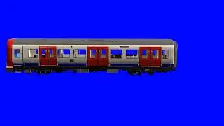 Train Moving Left and Right  Multiple Angles  Green Screen Footage