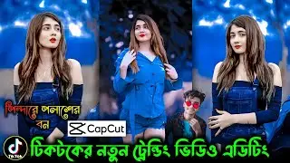 পিন্দারে পলাশের বন | Tiktok New Trending Video Editing Tutorial | Capcut Video Editing New Trend