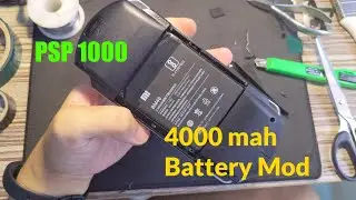 PSP 1000 - Battery Mod 4000mah
