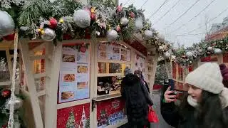 Christmas fairs in Moscow | Рождественские ярмарки в Москве (25 Dec 2022)