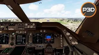 PMDG 747-400 | Prepar3D 5.4 | Randolph Air Force Base 32R