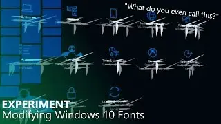 Modifying Windows 10 Fonts