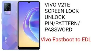 Vivo V21e Pin/Pattern/password & FRP Unlock. Vivo Screen Lock Unlock.
