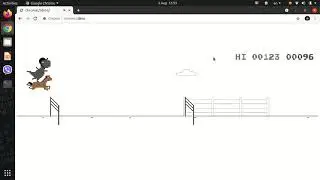 Riding Horse in Dino-Game in Chrome. #update