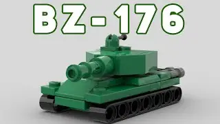 BZ-176 танк из ЛЕГО | cамоделка из лего\ BZ-176 tank from LEGO | homemade lego