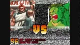 M.U.G.E.N. - Rare Akuma vs Hulk