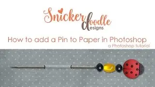 How To Add a Pin to Paper in Photoshop