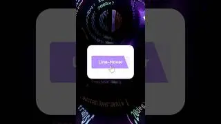 Как сделать линию при hover наведении на кнопку в CSS - анимация hover наведения CSS #html #web #CSS