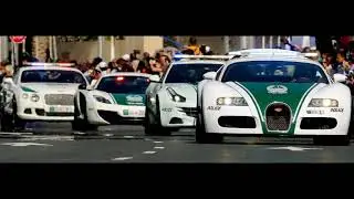 Dubai fastest police super cars