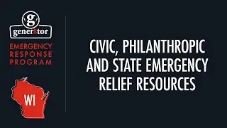 Wisconsin: Emergency Response Program - Civic, Philanthropic and State Emergency Relief Resources
