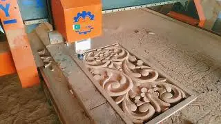3d MDF Jali making process /Jali Cutting with CNC