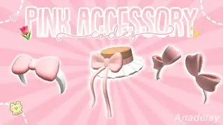 Roblox Pink Themed Accessories (codes + links) |