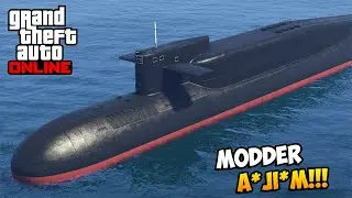 Membeli Kapal Selam Lalu Di Rusuhin Modder Caper! GTA Online