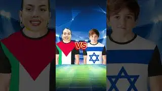 Palestine Ronaldo, Georgina, Ronaldo Jr 🆚 Israel Messi, Antonella, Messi Jr  🇵🇸🇮🇱😨🥇🥶🎉