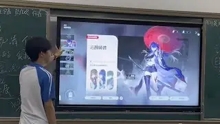 Student Pull Acheron in Front of Class- Honkai Star Rail 2.2