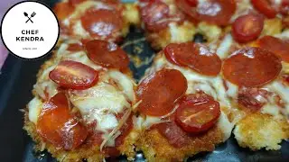 CHICKEN PARMESAN PIZZA  / SO EASY / DELICIOUS
