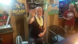 ANNIVERSAIRE DE THIERRY LE 16 AOÛT 2019 CHARLY BEACH BAR WALKING STREET PATTAYA THAiLAND