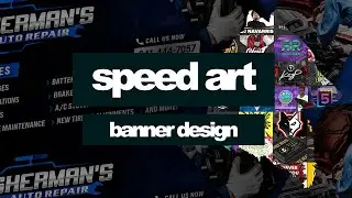 Facebook Banner speed art design