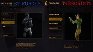 Counter Strike 1.6 | ALL CHARACTERS (CT Forces & T4rrorists)!