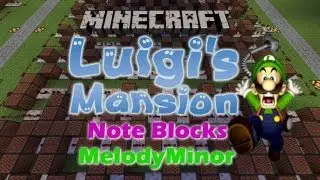 Luigi's Mansion Main Theme | Note Blocks Song | PC, XBOX, PS3 | [Requested]