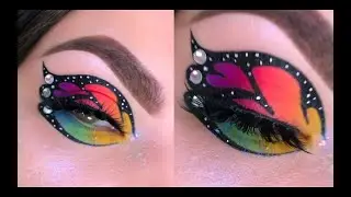 Butterfly Eyeshadow Tutorial | Fade Into Hue Palette | Colourpopcosmetics