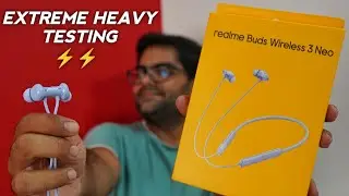 realme Buds Wireless 3 Neo Neckband Heavy Testing ⚡⚡ Best Neckband Under 1500 ??