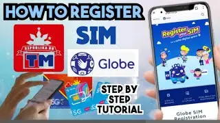 How to register TM/GLOBE sim  | Paano mag register ng Globe/TM sim card