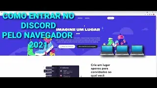 como entrar no discord pelo navegador em 2021 (PC)