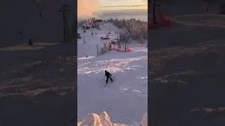 Skiing on grouse yesterday